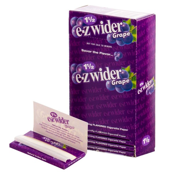 E-Zwider | Grape Flavour Papers 1 1/2 Grape 32 pcs in one package and 24 pcs in a Booklet/Display