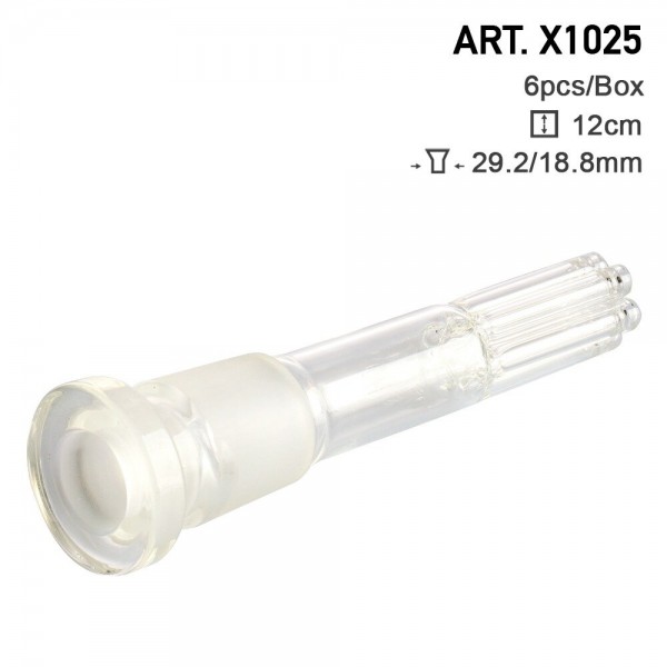 Grace Glass | 6Arm Diffuser - L:12cm - SG:29.2/18.8mm - 6pcs in a display