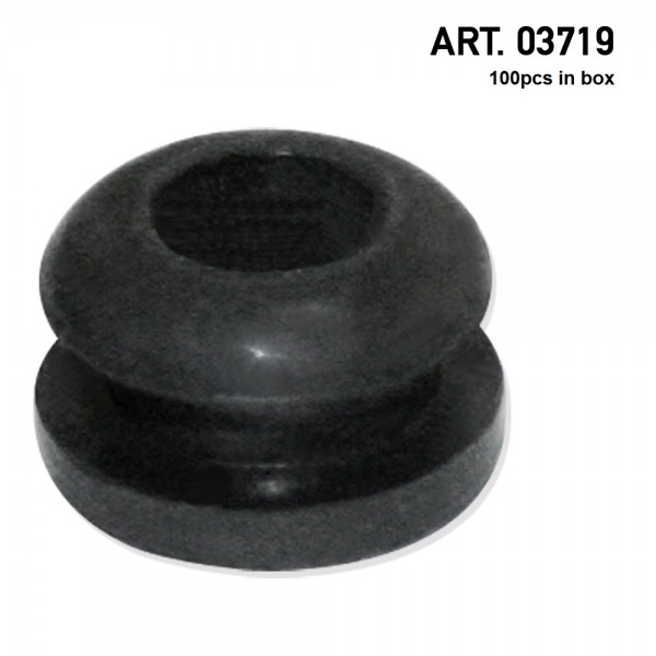 Amsterdam | Rubber Ring Black- minimum order 100pcs per display