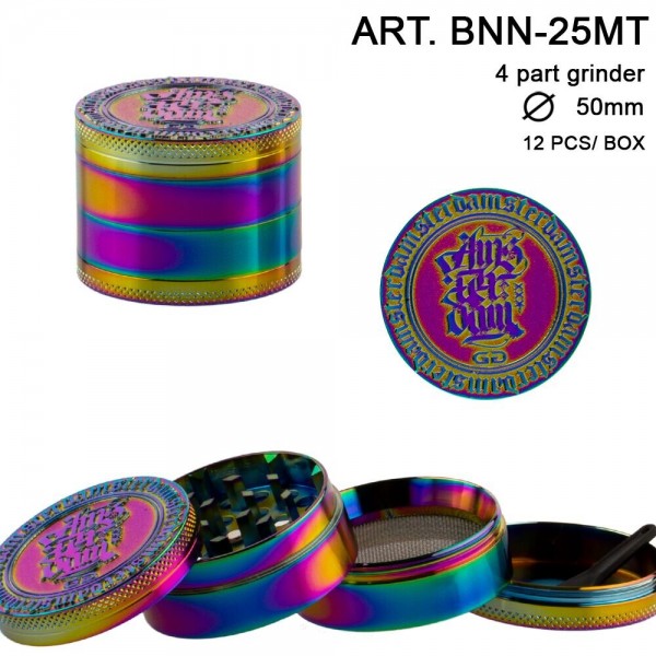 Grace Glass Amsterdam | Grinder - 4part - Ø:50mm - 12pcs/box