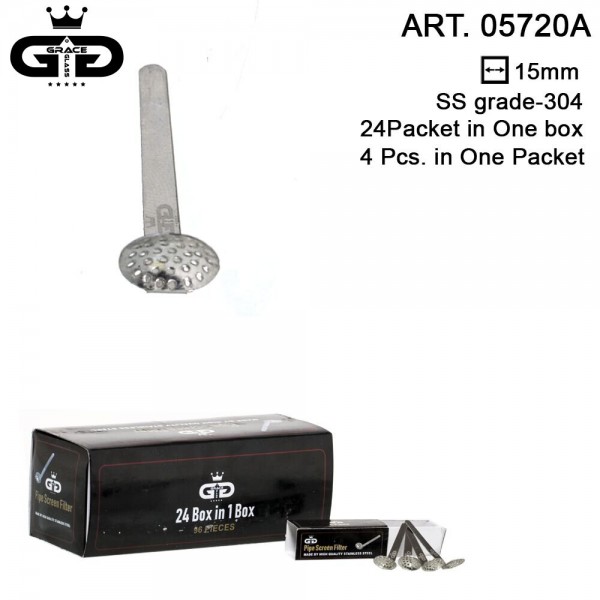 Grace Glass | Stainless steel Spoon Screen Ø:15mm 96 pcs in 1 box