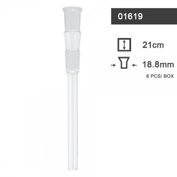 Amsterdam | Glass Adapter- SG:18.8mm - L:21cm - Minimum Order 6pcs per box