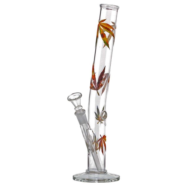 Leaf | Hangover Multi Leaf Glass Bong- H:32cm - Ø:34mm- Sockel:14.5mm