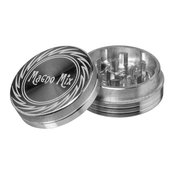 Magno Mix | Grinder- 2part - Ø:40mm - Silver
