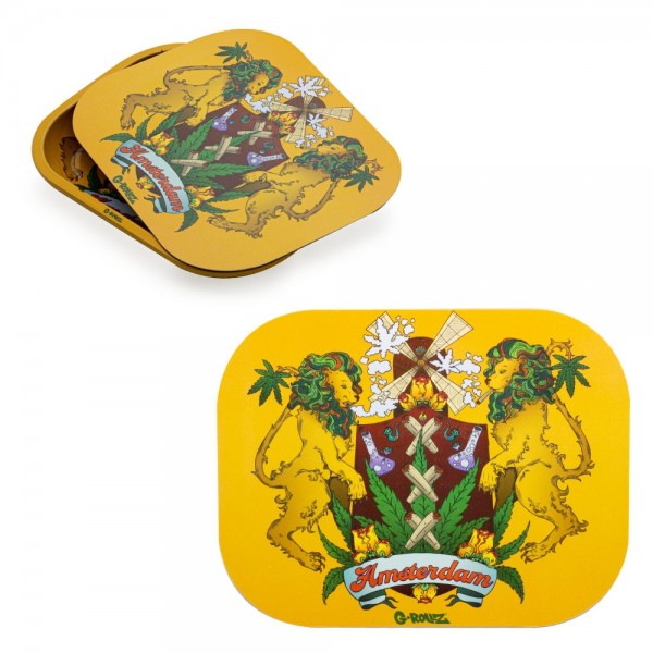 G-ROLLZ | &#039;Canna Lion&#039; Magnet Cover for Small Tray 18x14 cm