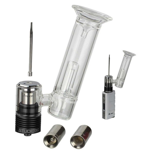 Atmos | Studio Rig Multi Purpose Mod Vaporizer-Titanium Or Ceramic Heating Chamber-Glass Water Filtr