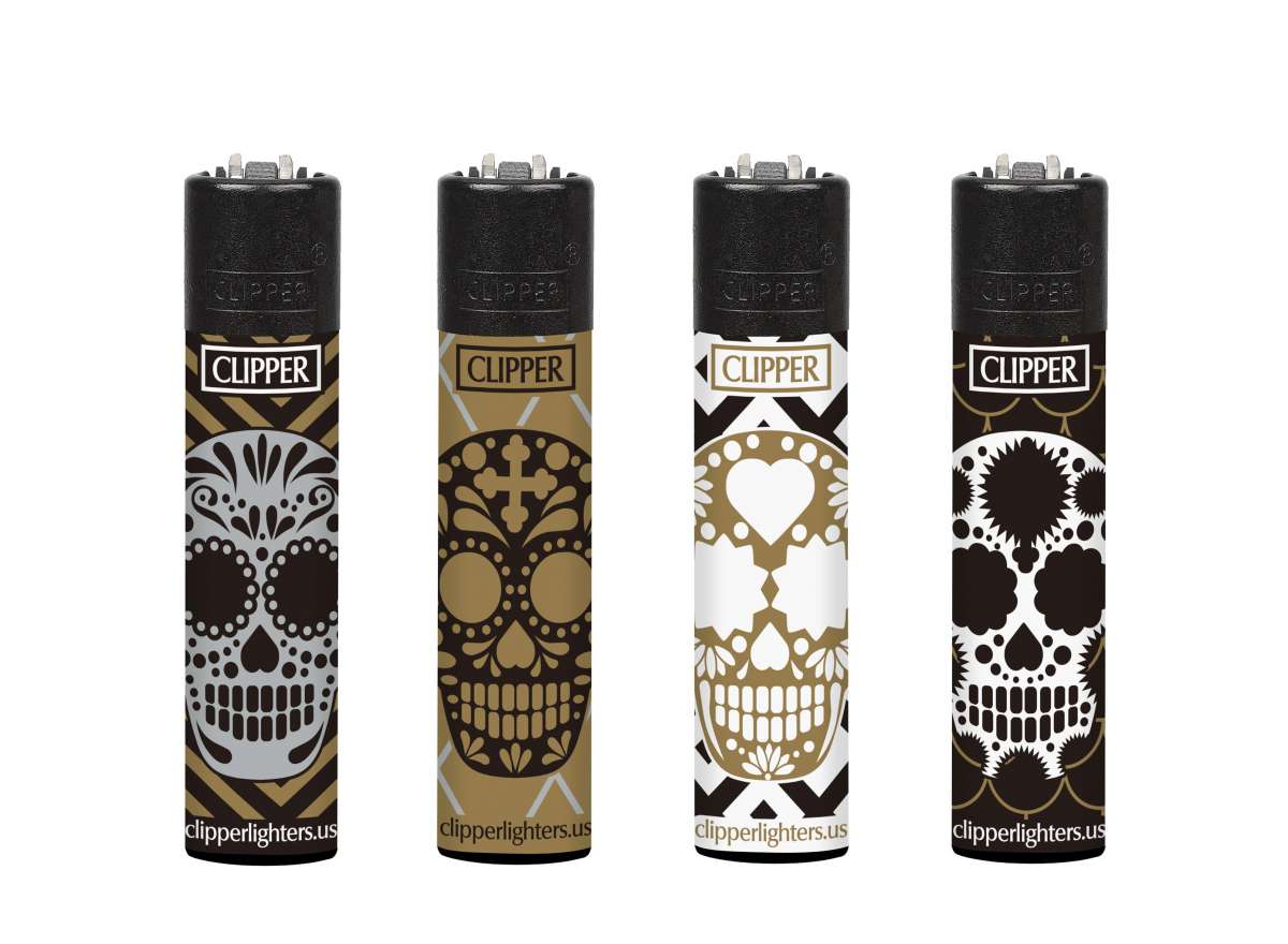 Clipper Native Totem 2 refillable lighters with mixed designs 48pcs