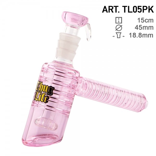 Thug Life | Bubbler Pink - H:15cm - Ø:45mm - SG:18.8mm