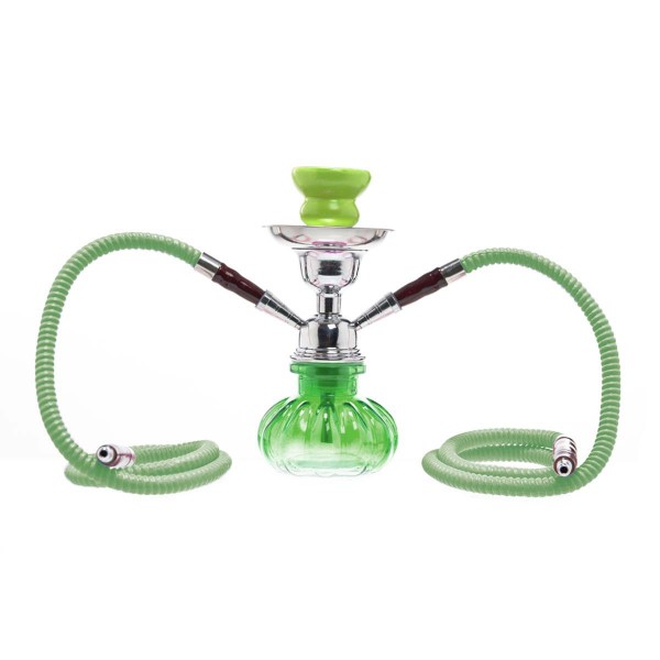 Pumpkin | Hookah- Green- 2Hoses - H:24cm