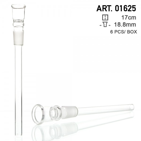 Grace Glass | Glass Chillum - SG:18.8mm - L:17cm - Commande minimum 6pcs par boîte