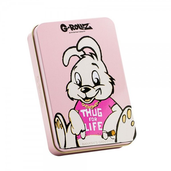 G-Rollz | Banksy&#039;s Graffiti &#039;Thug for Life&#039; Large Storage Box 13x8.5x3 cm