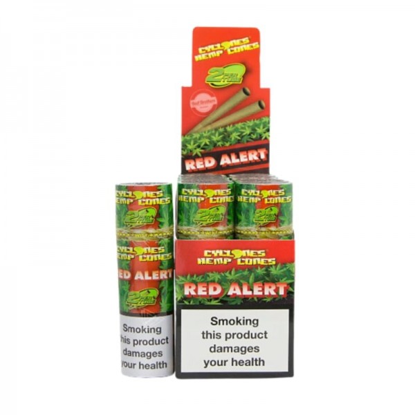 CYCLONE | 2x Hemp Cones - Red Alert (12 x 2)