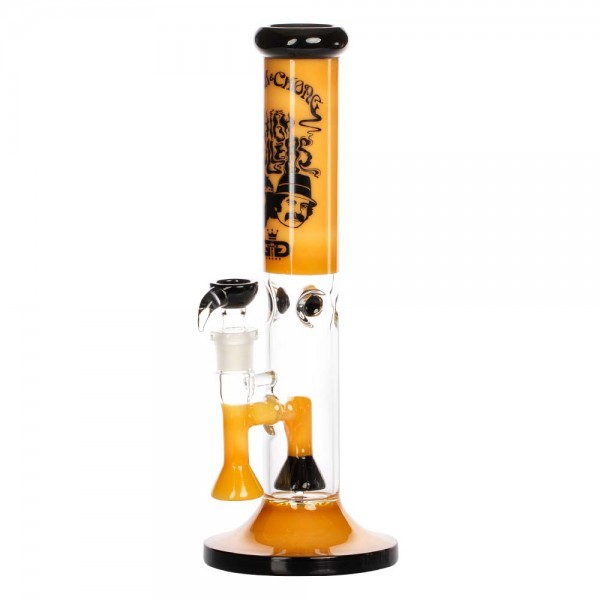 Grace Glass | Cheech &amp; Chong &#039;High Rollers&#039; - Bong droit Orange H:35cm - Ø:50mm - SG:18.8mm