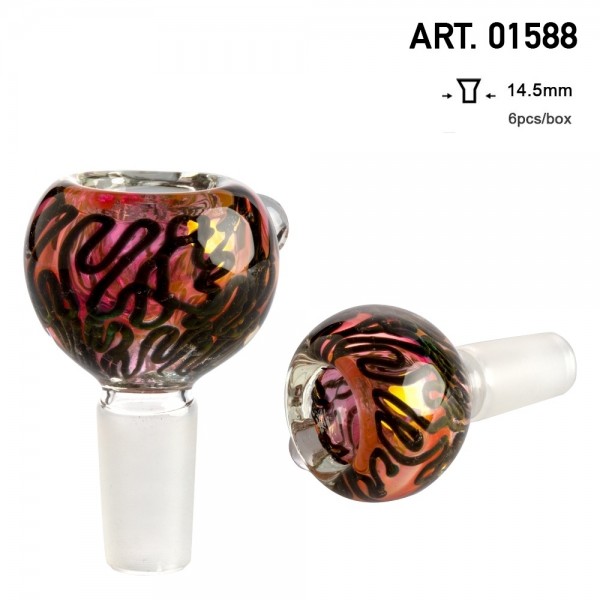 Amsterdam | Oval Bowls - Mixed Color - SG:14.5mm - 6pcs in display
