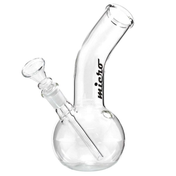 Micro | Bong en verre - H:18cm- Ø:36mm- Socket:14.5mm