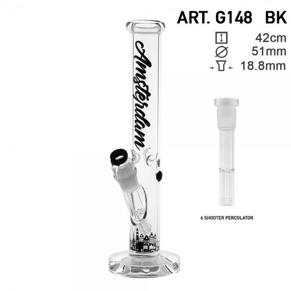 Amsterdam | HAMMER Series x Amsterdam Heavy Base SG 29mm 6 SHOOTER CHILLUM