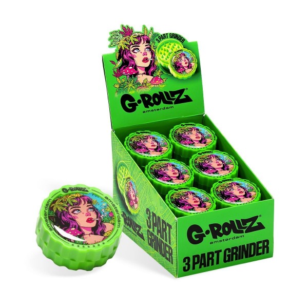 G-Rollz | 3-Part Grinder 53mm "Jungle" (18pcs/display)