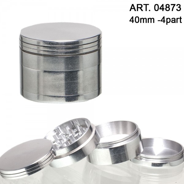 Amsterdam | Metal Grinder- 4part- Ø:40mm-12pcs/box