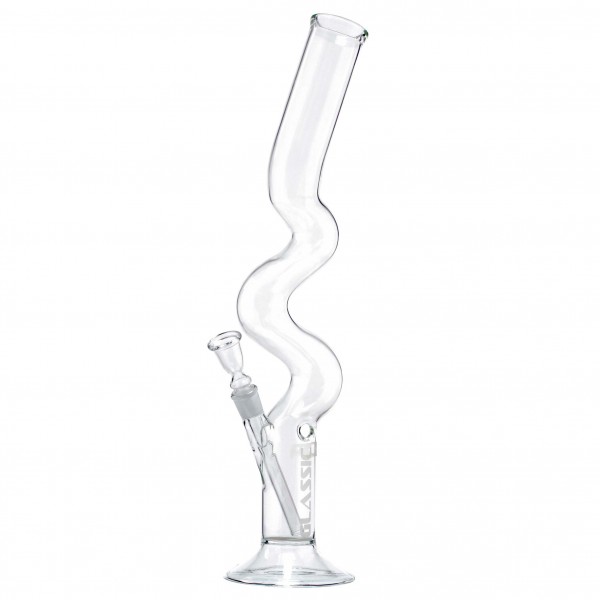 Glassic | Zig Zag Bong - H:50cm - Ø:50mm - Enchufe:18.8mm