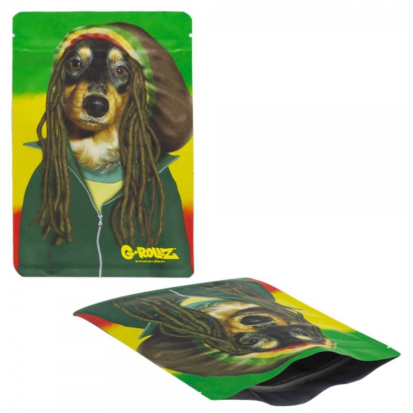 G-Rollz | &#039;Reggae&#039; 150x200 mm Smellproof Bags - 25pcs per Display