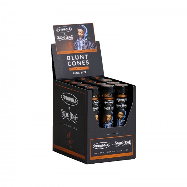 Futurola | Snoop Dogg Terpene-Infused Blunt Cones - Gin &amp; Juice (12pcs in Display)