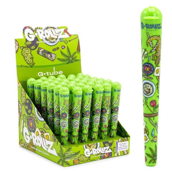 G-Tube | Amsterdam Picnic Green Cone Holders 36pcs in Display