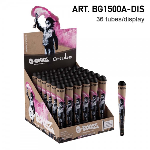 G-Tube | Banksy&#039;s Graffiti - Torch Boy - 36pcs Cone Holders in Display