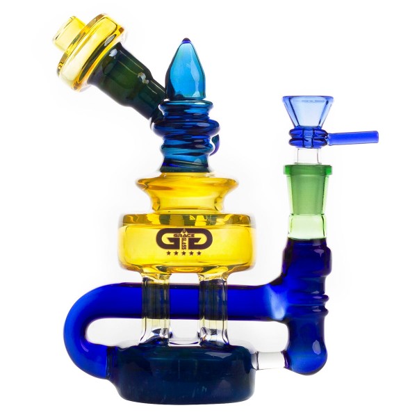 Grace Glass | Lantern Bubbler Series - H:17cm - SG:14.5 mm - Ø15mm