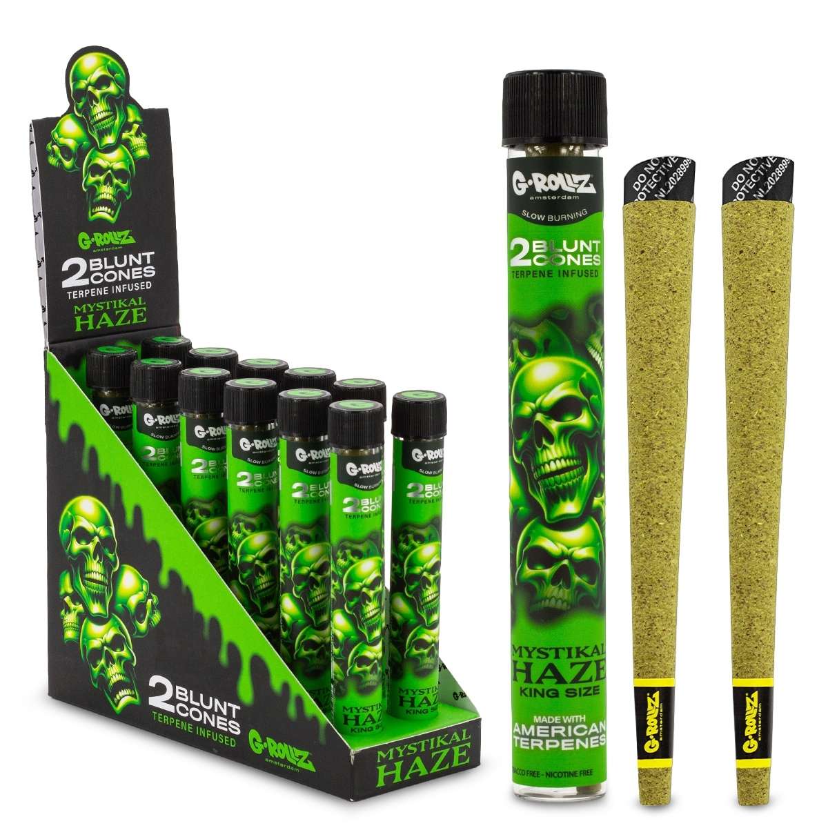 G-Rollz | 'The Dog' Terpene Infused Cones 'Natural OGK' (12 Pack