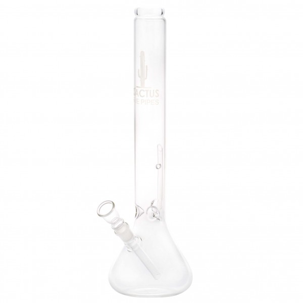 Cactus | Beaker Glass Bong - H:44cm - Ø:50mm- Socket:18.8mm