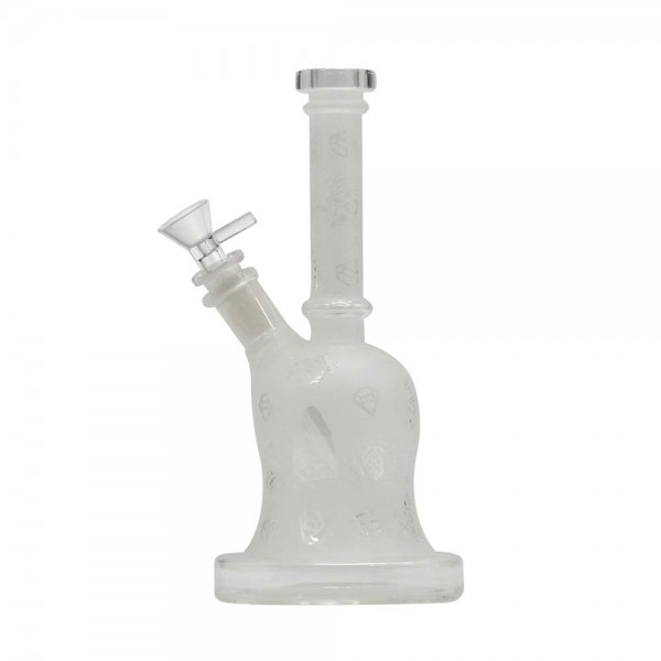 Amsterdam | Limited Edition Round Base Bongs White - H:22cm - SG:14.5mm