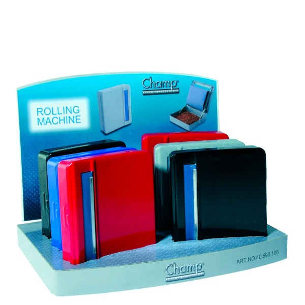 Champ | Rolling Machine 70mm with different colors in a display of 8pcs