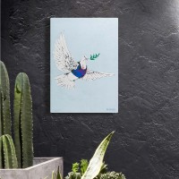 Vorschau: G-Rollz | Banksy's Graffiti - BULLETPROOF DOVE Canvas (32x45x2cm) Vorschau: G-Rollz | Banksy's Graffiti - BULLETPROOF DOVE Canvas (32x45x2cm)