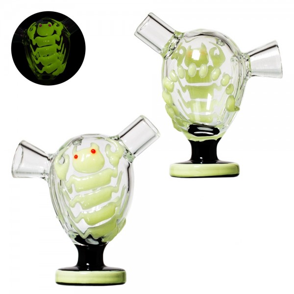 Grace Glass | Desert Storm Light Green | 6 pcs in display Glow in the Dark