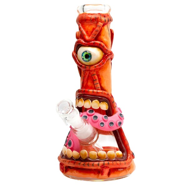 Grace Glass | Halloween Glowing Beaker Series H:32cm and the Ø:50mm - SG:18.8mm - 7mm thickness