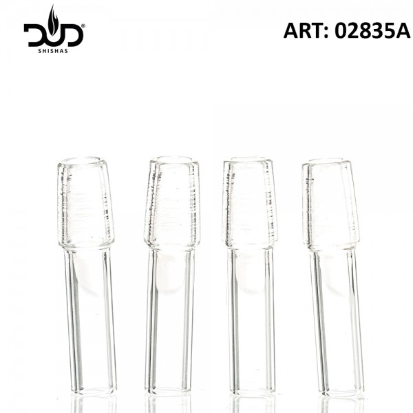 DUD Shisha | Silicone hose glass adapter - 4pcs display