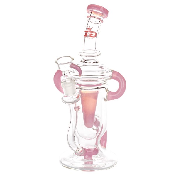 Grace Glass | Pink Recycle Bong Series - H:24.5cm - SG:18.8mm