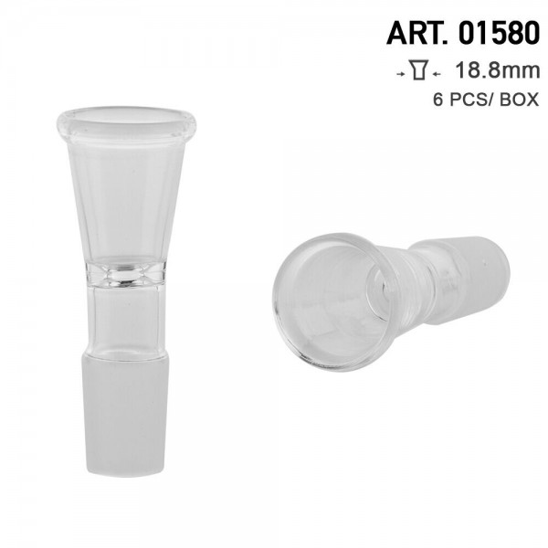 Amsterdam | Glass Bowl SG:18.8mm with Small Hole and it fits with oil too 6pcs in display/box