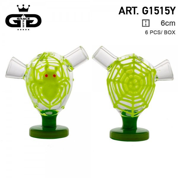 Grace Glass | Desert Storm Light Yellow | 6 pcs in display Glow in the Dark