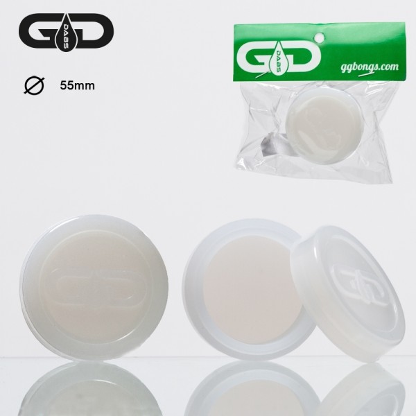 Grace Glass Dabs Silicon Jar-White- Ø:55mm