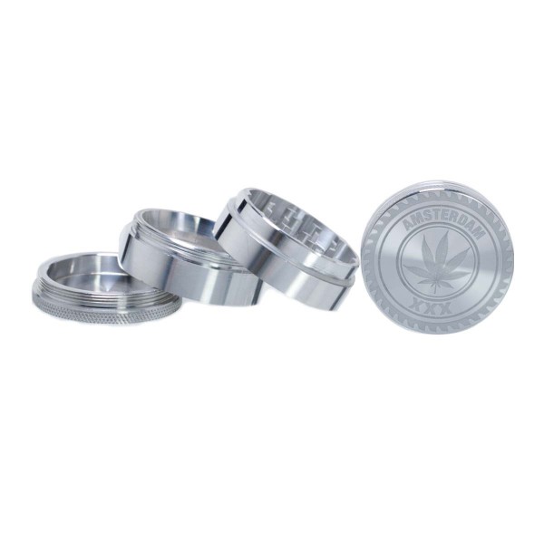 Amsterdam | Grinder- 4part - Ø:50mm -12 pcs in one Display