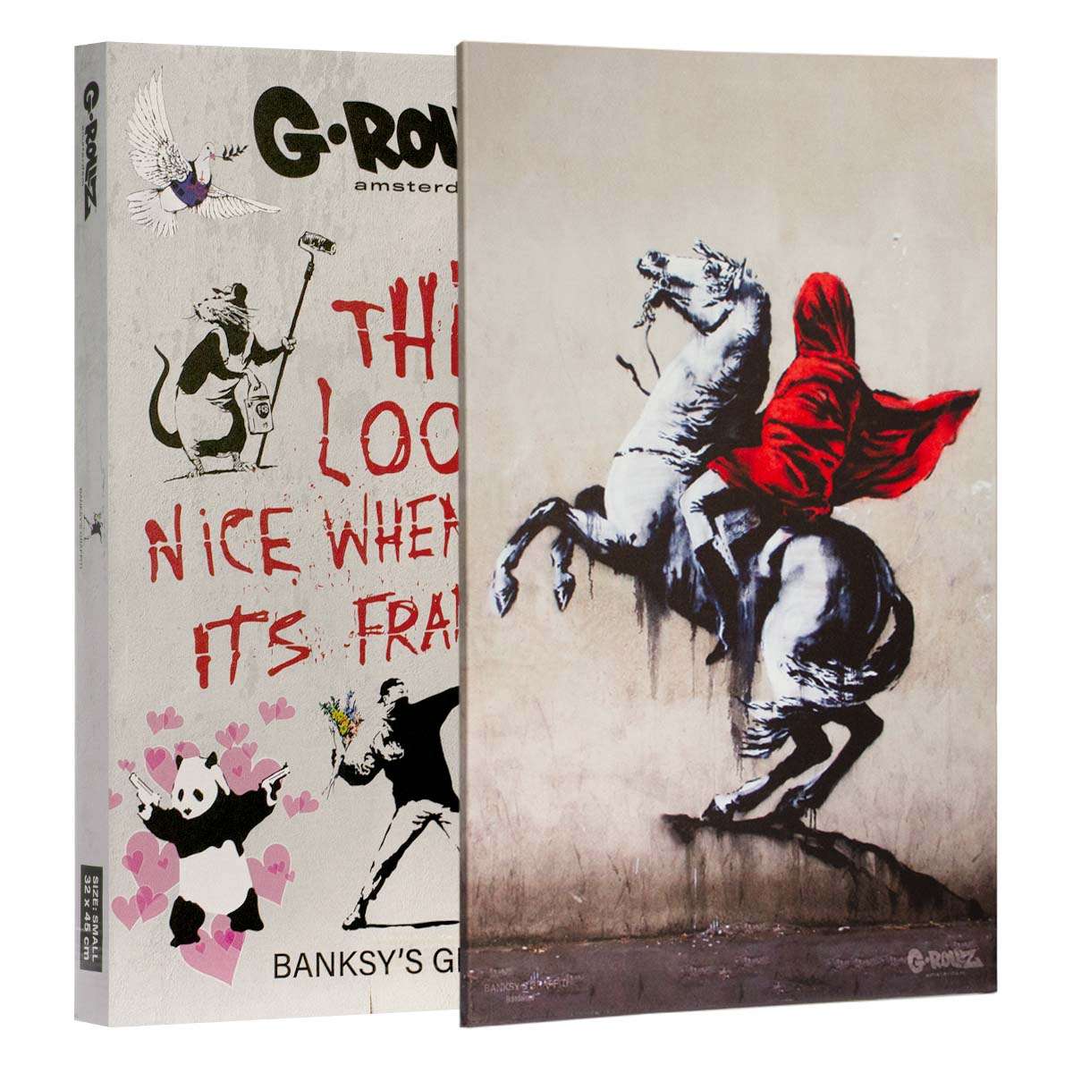 G-Rollz | Banksy's Graffiti - LIVIN' THE DREAM Canvas