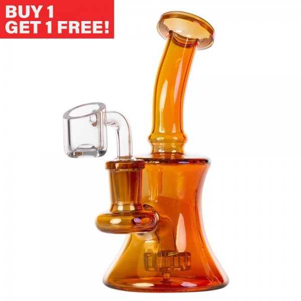 Amsterdam | Limited Edition Umber Bubbler - H:15cm - SG:14.5mm - 4mm thickness
