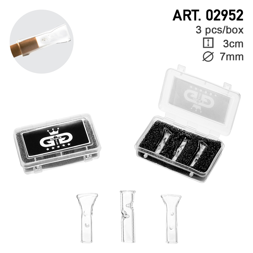 Grace Glass Small Joint Filters Mouthpiece for Active Charcoal