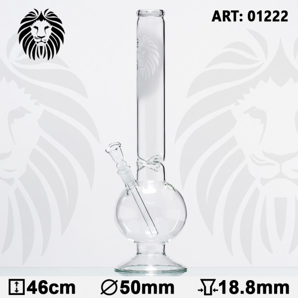 Sand Rasta Lion Glass Bong- H:46cm- Ø:50mm- Socket:18.8mm
