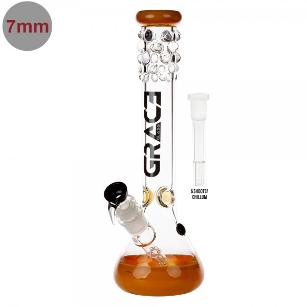 Grace Glass | Pearl Glass Yellow - H:40cm - ?:50mm - SG:29.2mm