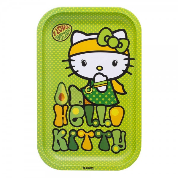 G-Rollz | Hello Kitty(TM) &#039;Avocado&#039; Medium Kitchen Tray 17.5 x 27.5 cm