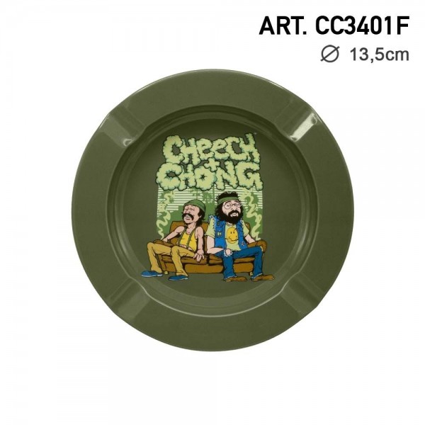 G-Rollz | Cheech &amp; Chong &#039;In da Couch&#039; Ashtray - Dia: 13.5cm