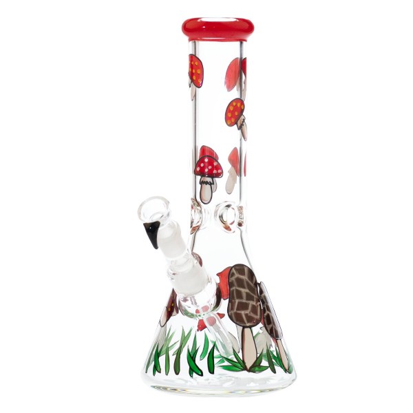 Amsterdam | Mushroom Mixed Beaker Bong H:31cm Socket:18.8mm TH:7mm