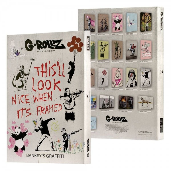 G-Rollz | Banksy's Graffiti - SPY BOOTH Canvas (32x45x2cm)